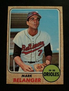 1968 Topps #118 Mark Belanger Orioles EX-MT AUCT#7127
