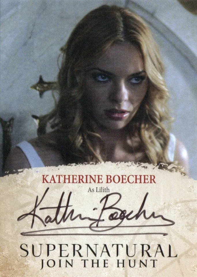 Supernatural Seasons 4-6 Auto Autograph KB Katherine Boecher As Lilith - Image 1 of 1