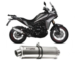 Terminale di Scarico Oval Storm Acciaio InoxMoto Morini X-CAPE 650 2021 > 2023 - Imagen 1 de 3