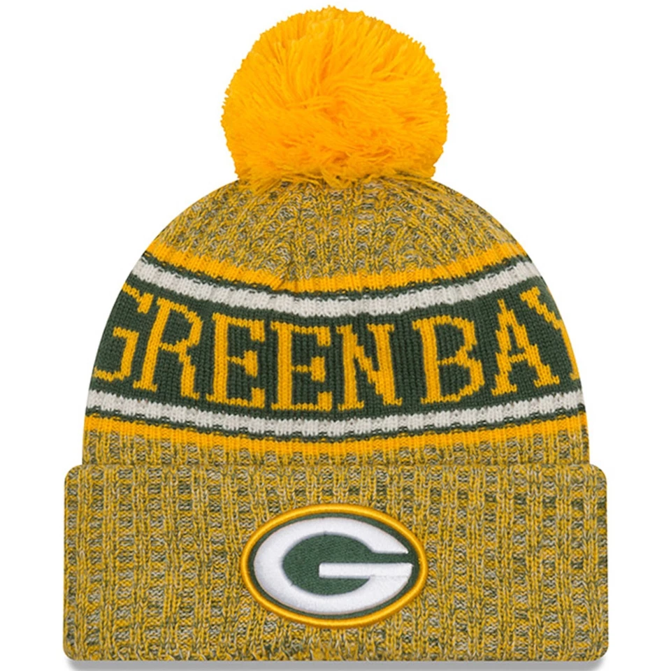Sombrero tejido deportivo lateral reverso Green Bay Packers Foto 1 de 1