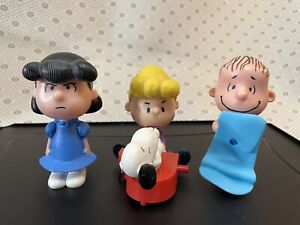 2015 McDonald's Fox The Peanuts Movie Lucy Linus Schroeder/Snoopy Lot of 3