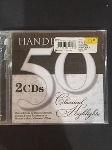 RARE! Handel: 50 Classical Highlights 2003 Album [2 CDs]. (NEW *SEALED) #V107 - Imagen 1 de 2