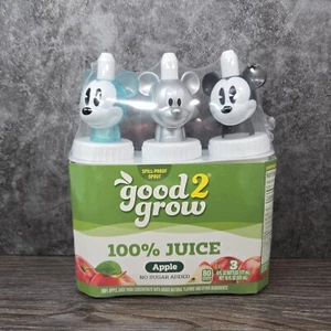 NEU Mickey Mouse Good 2 Grow Saft & Topper Disney-Silber-Blau-Schwarz, 3er Pack - Bild 1 von 2