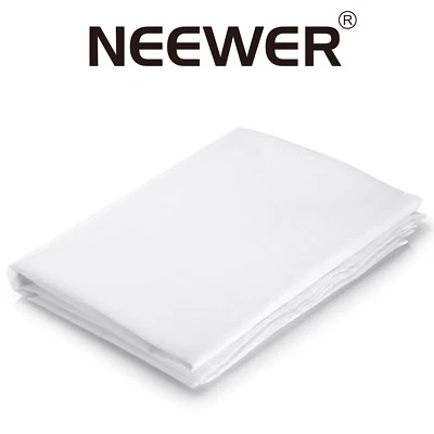 Neewer 1 Yard x 60 Inch/0.9M x 1.5M Polyester White Seamless Diffusion Fabric - Image 1 of 4