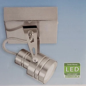 NEW - Kichler Lighting Cadigan Satin Nickel LED Flush Mount Adjustable Light - Picture 1 of 24