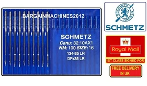 SCHMETZ DPX35LR 134-35LR CANU32:10AX1 NM100/16 INDUSTRIAL SEWING MACHINE NEEDLE - Picture 1 of 5