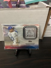 2021 Topps Series 2 70th Anniversary Logo Patch  Mookie Betts T70P-MB