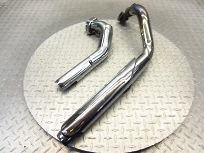 Yamaha VStar 1100 XVS1100 2003 00-03 cabezal escape silenciador tubos Foto 1 de 4