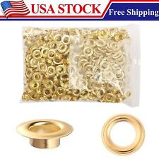 1/2” #4 Size 2 Grommet & Washers Kit Leather Bags Poster Banner Eyelets 500 Pack