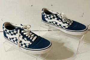 Scacchiera uomo Vans Off The Wall bianca e blu taglia 7,5 500714 - Foto 1 di 8