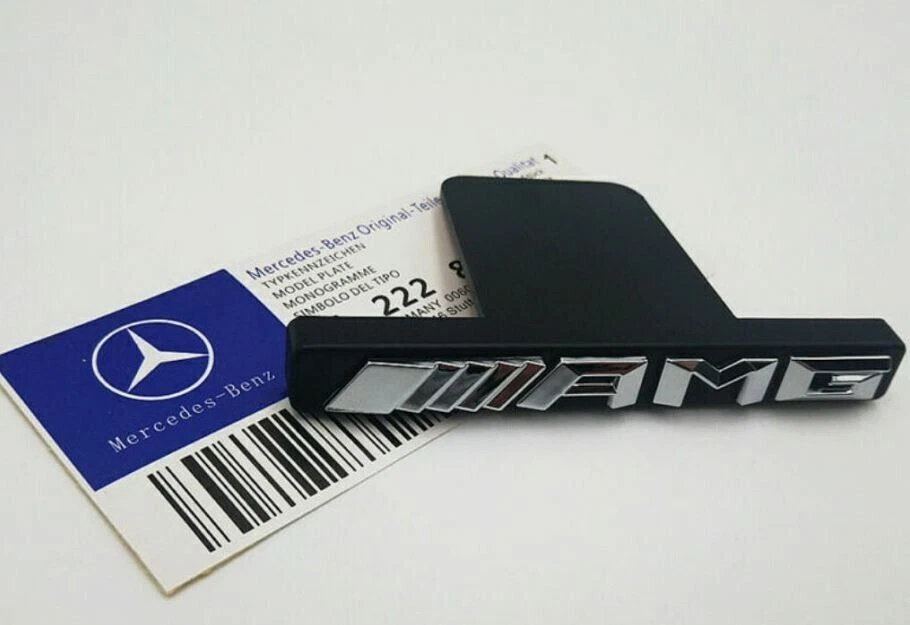 Insignia cromada parrilla delantera AMG Emblem GT PanAmericana para Mercedes C43 E43 GL63 Foto 1 de 1