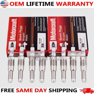 Set of 8 Genuine OEM Platinum Spark Plugs SP-546 PZK14F For F150 F250 5.4L SP546 - Image 1 of 4