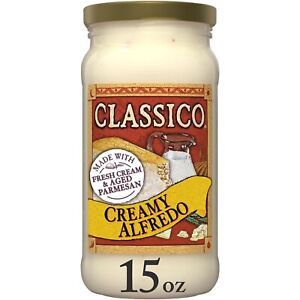 Classico Creamy Alfredo Pasta Sauce (15 oz Jar)