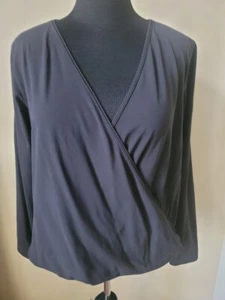 Lululemon Full Freedom langärmeliges Halstuchshirt Top schwarz Neu ohne Etikett Gr. 12 - Bild 1 von 4