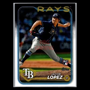 Jacob Lopez RC 2024 Topps Series 2 Tampa Bay Rays Rookie Card #502 - Picture 1 of 2