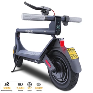 10" E-SCOOTER MIT STRASSENZULASSUNG ABE 350W ELEKTRO ROLLER BIS 30KM REICHWEITE - Bild 1 von 12