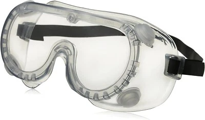 MCR Crews 2230R Safety Goggles Clear Lens Indirect Ventilated Rubber Strap - Image 1 of 4