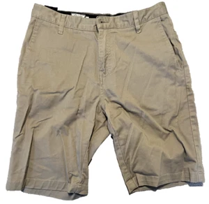 Volcom Chino shorts men's 30 brown Flat front - Lightly used - Picture 1 of 10