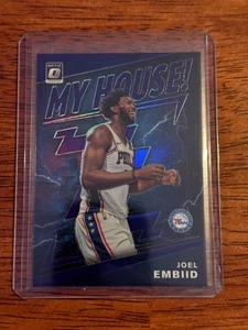 Joel Embiid 2019-20 Optic Purple Prizm My House #4 76ers - Picture 1 of 2