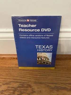 TEXAS Teacher Resource DVD Texas History Pearson NEW Sealed Rare World - Image 1 of 2