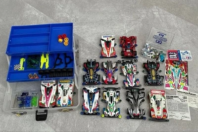 [Mini 4WD] Mini 4WD vehicle set of 12 (with accessories) junk item - Image 1 of 4