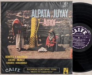 Benitez y Valencia ALPATA JUYAY Lucho Munoz LP 1964 pasillo sanjuanito ECUADOR - Imagen 1 de 5