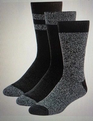 3 pares de calcetines térmicos Avalanche Ultimate para hombre en negro talla: 6-12 Foto 1 de 4