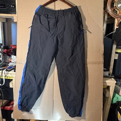 Fubu Men’s Track Pants Black/Blue Size XXL Mesh Lined - Image 1 of 4