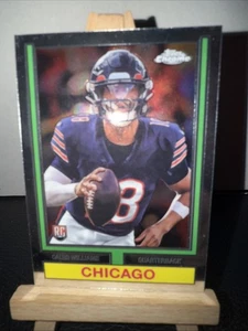 2024 Topps Chrome - 1974 Topps Football Caleb Williams #74TF-1 (RC) - Picture 1 of 2