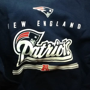 PATRIOTS SWEAT SHIRT DARK BLUE XLG (GENTLY USED) 11623B - Picture 1 of 7