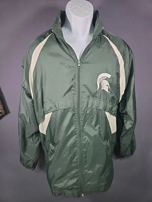 Cortavientos Michigan State University Spartans Vintage Team Starter Talla XL Foto 1 de 4