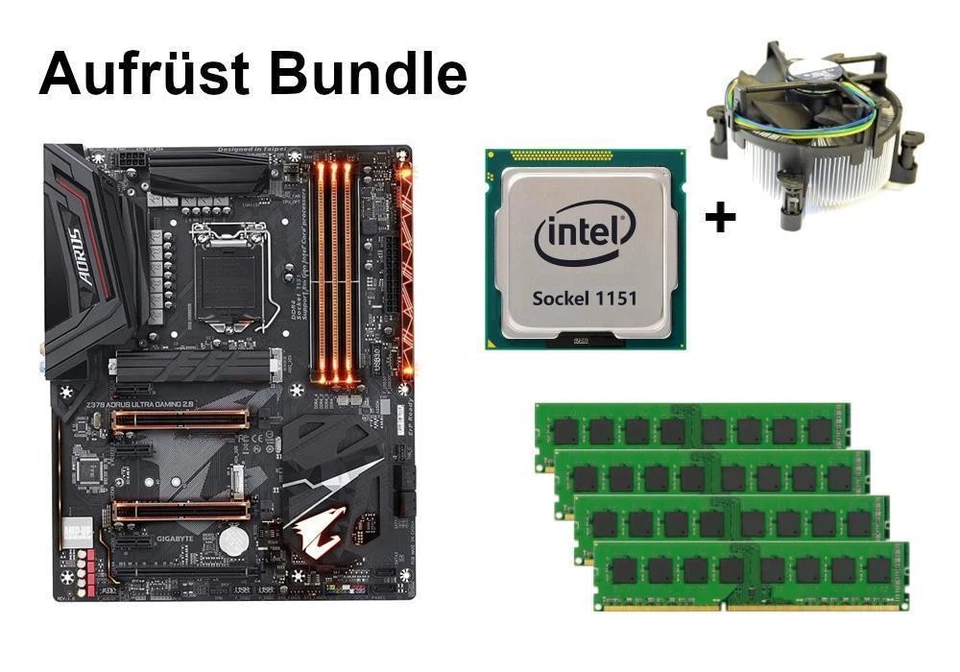 Bundle Gigabyte Z370 Aorus Ultra Gaming 2.0 + Intel Core i7 + 8GB - 64GB di RAM - Immagine 1 di 1