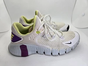 Nike Free Metcon 4 Shoes Women's 7 White CrossFit Workout Athletic Gym Sneakers - Picture 1 of 8