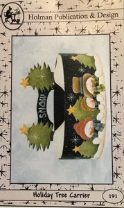 Tole Malmuster Paket: Weihnachtsbaumträger von Sandy Holman - Bild 1 von 3