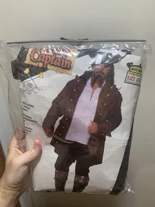 Forum Novelties Pirate Captain Costume Adult XXXL Up To Chest 58 (JACKET ONLY) - Picture 1 of 4