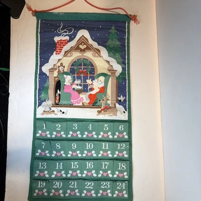 1987 Avon Vintage Christmas Countdown Advent Calendar  “NO MOUSE” AS IS READ! - Image 1 of 4