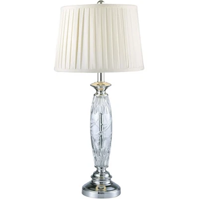Dale Tiffany SGT16160F Evelyn Table Lamp Polished Chrome - Image 1 of 2