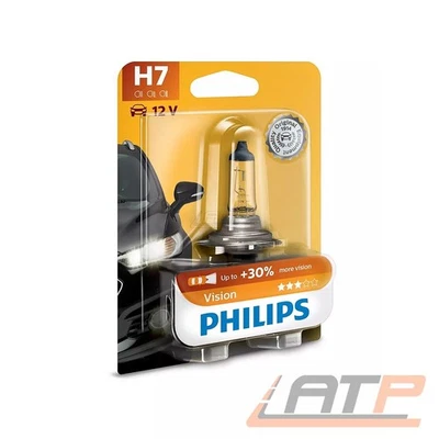 H7 PHILIPS 55W PX26d VISION GLÜHLAMPE 12V 12972PRB1 FERNSCHEINWERFER STÜCK - Bild 1 von 4