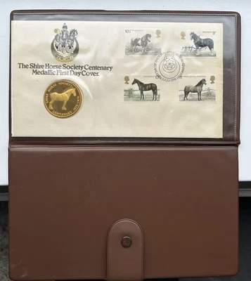 ‘Shire Horse Society’ Medallic First Day Cover, 1878-1978 - Image 1 of 4