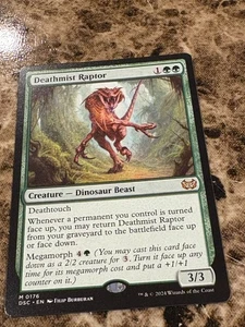 DEATHMIST RAPTOR Magic MTG Commander Duskmourn - Picture 1 of 2