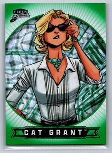 2025 Upper Deck Fleer Brilliants Superman #6 Cat Grant Criptonita Verde/499 - Imagen 1 de 2