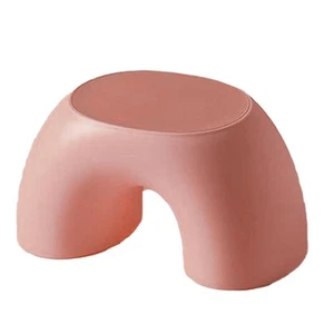 (Pink)Children Stool Plastic Kids Stool Skid Resistant Footstool AU - Picture 1 of 12