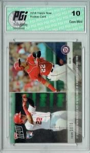 Juan Soto 2018 Topps Now #559 1st Teen to, Only 1,106 Made Rookie Card PGI 10 - Picture 1 of 1