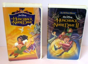 RARE - The Hunchback of Notre Dame 1 & 2 (VHS)~Disney Masterpiece Collection - Imagen 1 de 10