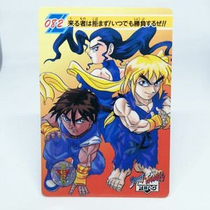 GUY KEN ROSE 082 Street Fighter ZERO2 II capcom game Card Arcade PS SS JAPAN