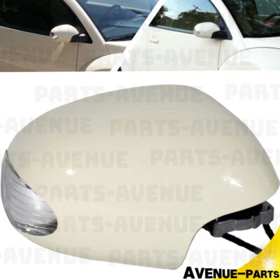 Espejo retrovisor de luz giratoria pintado beige crema de 7 pines para Volkswagen Beetle 06-2009 derecho Foto 1 de 4