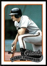 1989 Topps Robby Thompson San Francisco Giants #15
