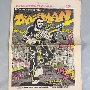 Vintage The Collected Trashman Spain Rodriguez News Paper Comic Volume 1 1969 - Picture 1 of 21