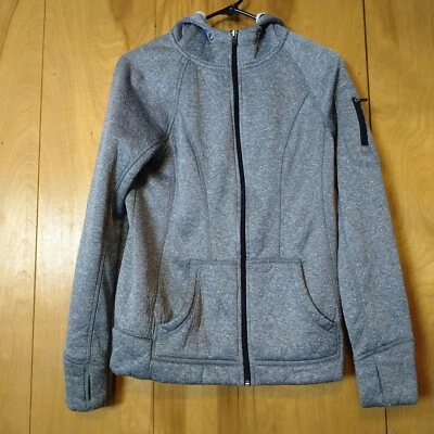 RBX WOMEN'S SMALL GRAY HOODED ZIP FRONT SWEATSHIRT/HOODIE ACTIVEWEAR CASUAL - Image 1 of 4