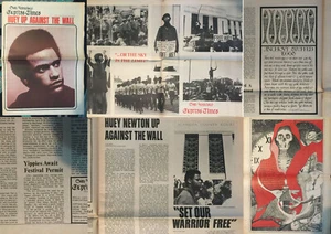 BLACK PANTHERS SAN FRANCISCO Express Times July 17 1968 V1N26 Free Huey P Newton - Foto 1 di 10